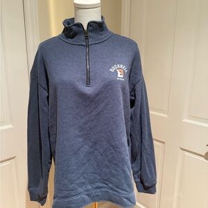 Women's Navy Quarter-Zip Sweatshirt